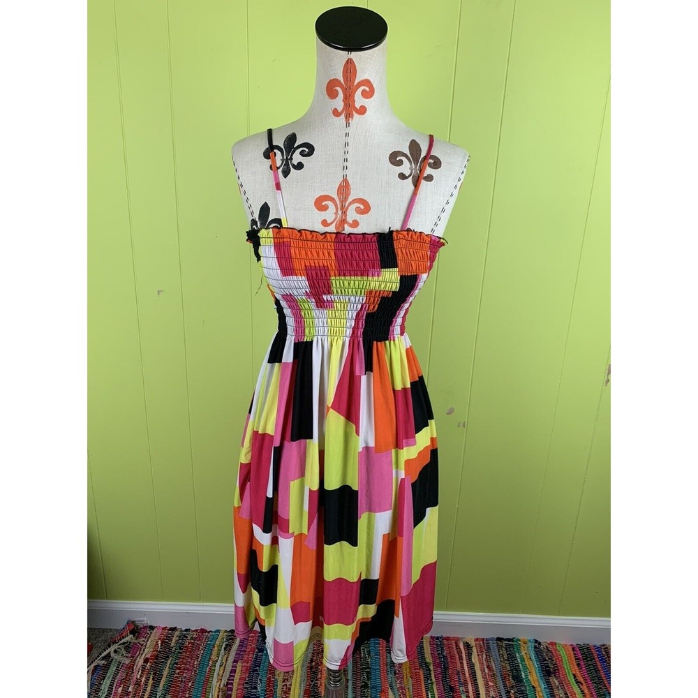 KU2 By Kokomo Unlirnited Woman’s L Dress Straps  Colorful